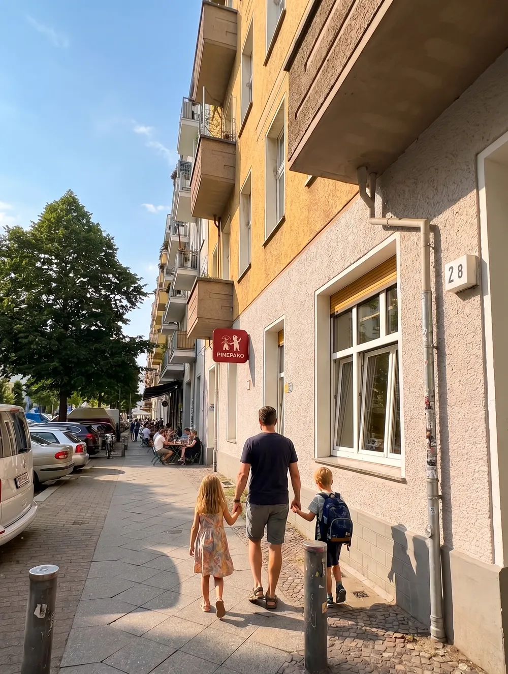 Pinepako – Gebäude von außen